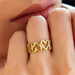 ANILLO CORAZONCITOS: Romántico y Delicado