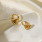 ARETES DE CORAZON ENCHAPADOS EN ORO: Un Toque de Amor y Elegancia (Disponible solo en Arequipa)