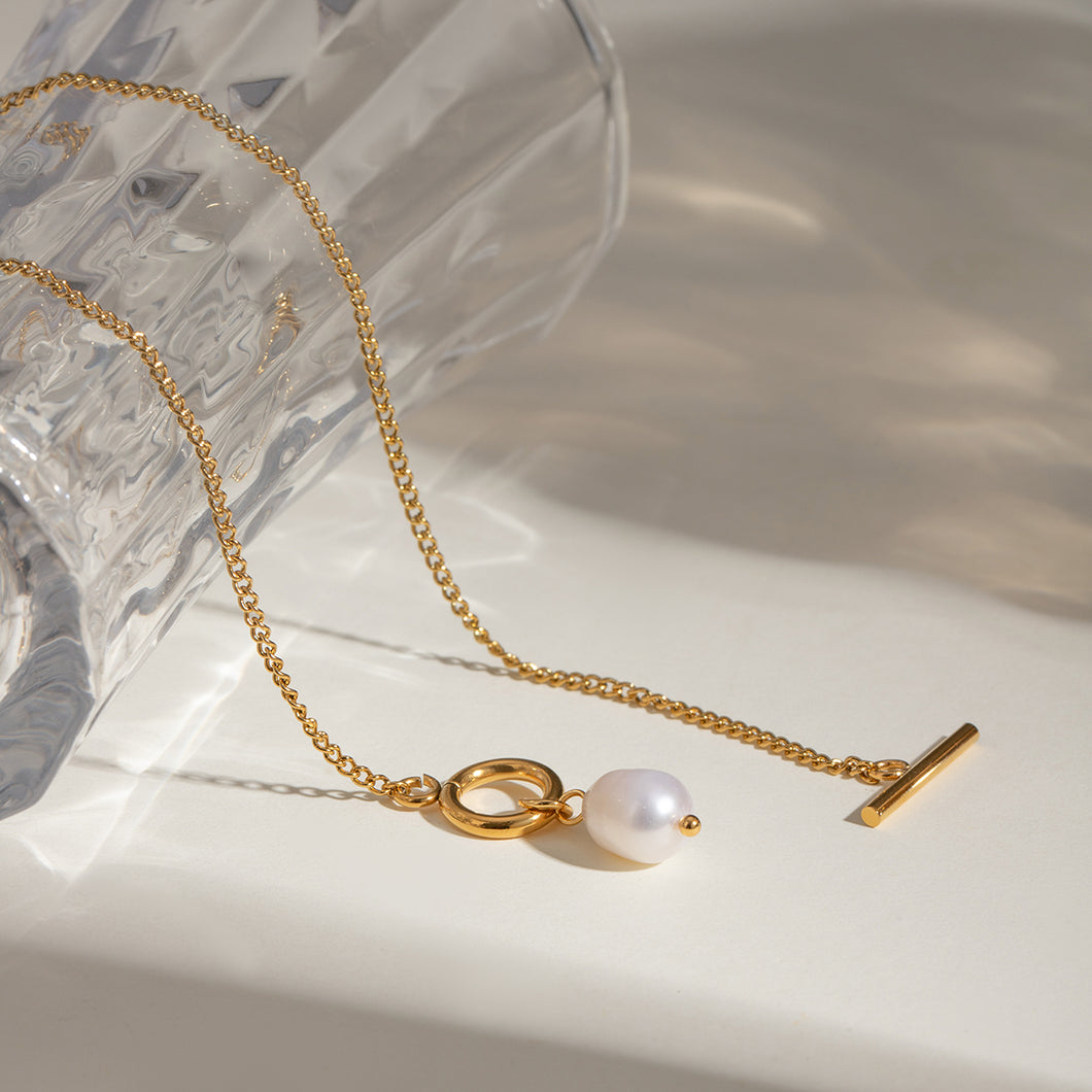 COLLAR PERLA GOLD: La sofisticación en un solo accesorio