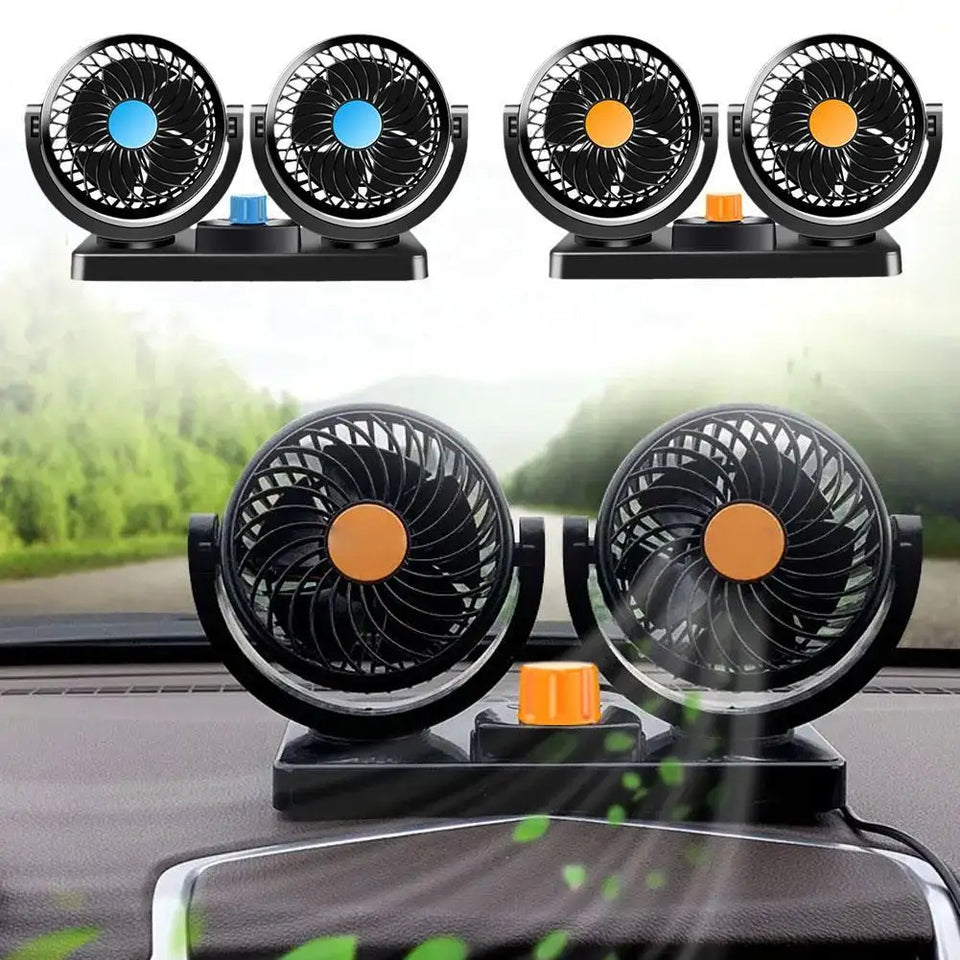 VENTILADOR DOBLE PARA AUTO: La Solución Ideal para un Viaje Refrescante y Confortable