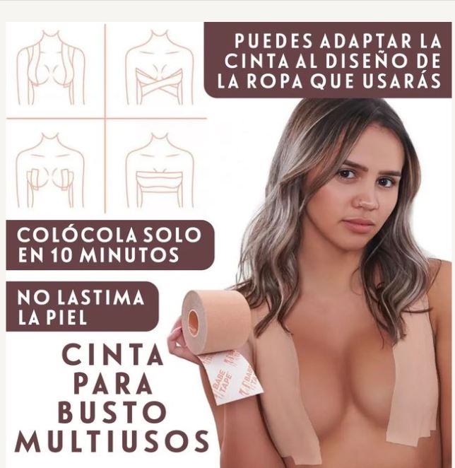 BOOB TAPE: ¡ESCOTE PERFECTO, SIN SECRETOS! 🔥 Descubre el poder del Boob Tape